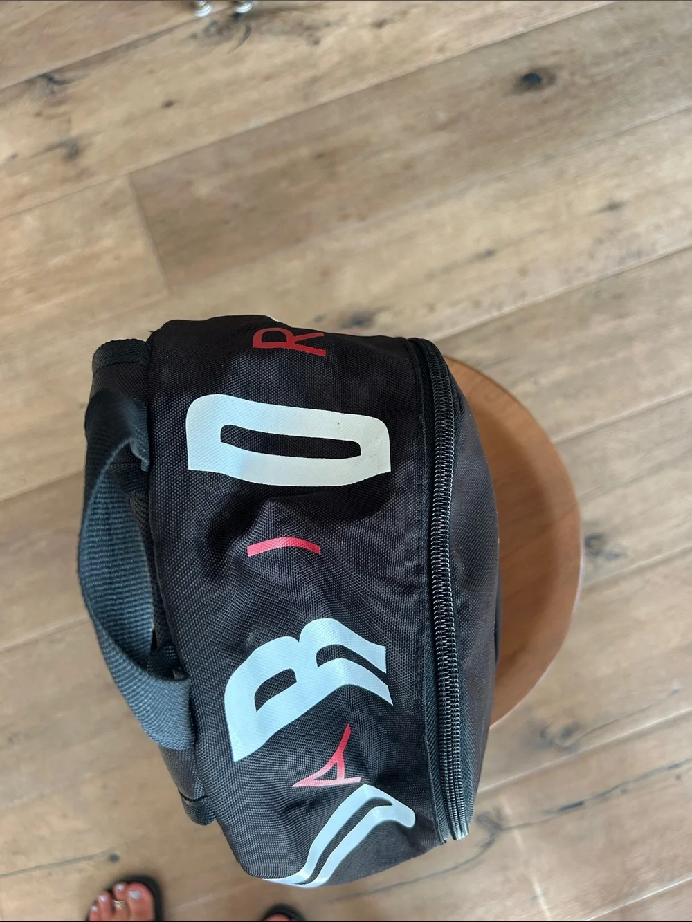 Jordan Black Mini Backpack with White Jumpman